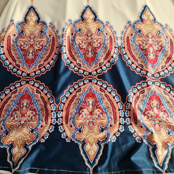 Leo Rosi Women's Sleeveless Boho Halter Dress Size M NWT Y2K Gypsy Bohemian - Picture 10 of 12